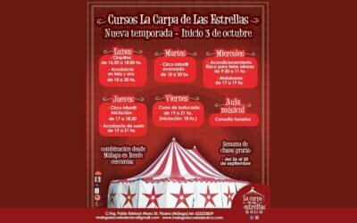 Cursos de circo en La Carpa de Las Estrellas