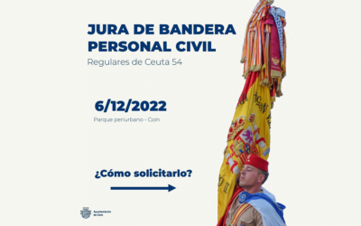 Jura de bandera para personal civil en Coín