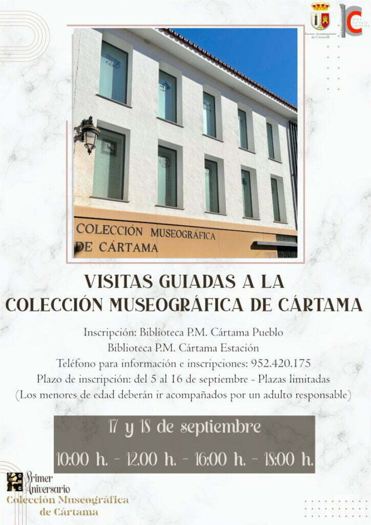 Visitas guiadas a la Colección Museográfica de Cártama