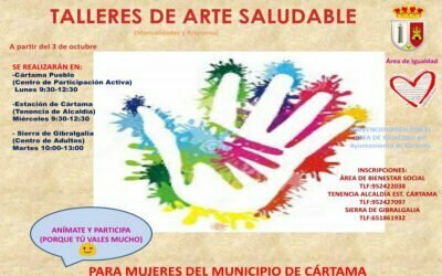 Talleres de arte saludable para mujeres en Cártama