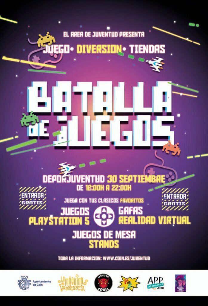 batalla de juegos en Coín