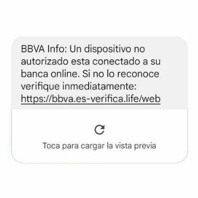 smishing bbva