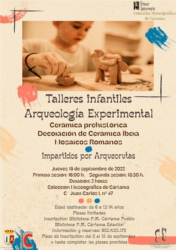 taller infantil arqueologia experimental cartama