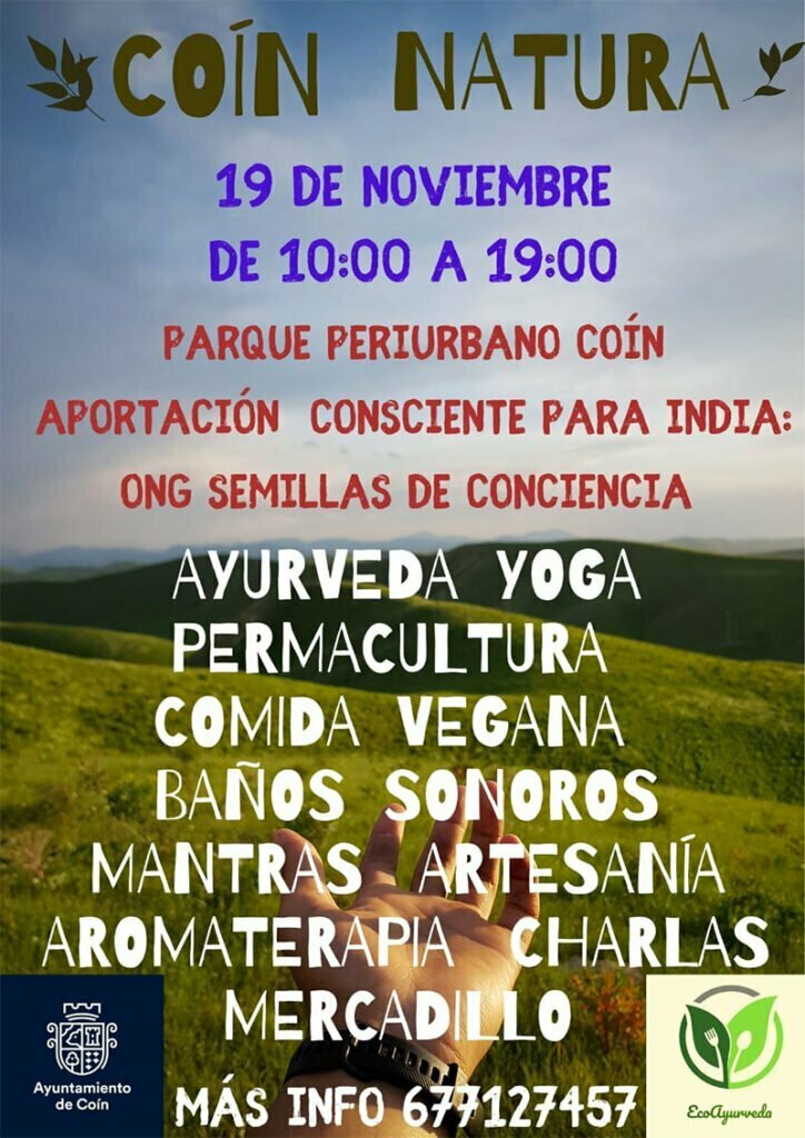 Cartel Coín Natura EcoAyurveda