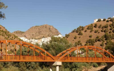 Puente peatonal de Álora en el Corredor Verde del Valle del Guadalhorce