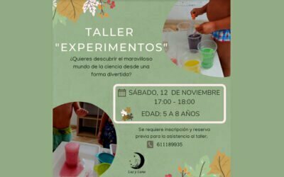 Taller de experimentos educativos en el centro Luz y Luna
