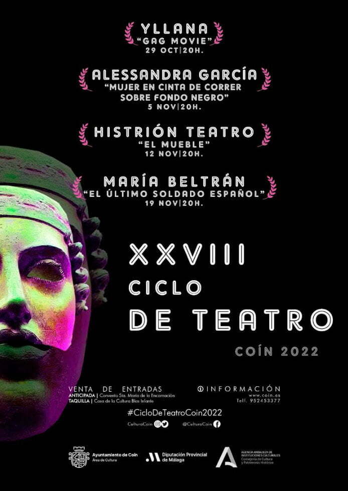 cartel XXVIII Ciclo de Teatro de Coín 2022