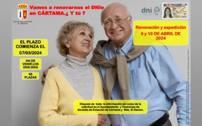 Expedición y renovación DNIe en Cártama