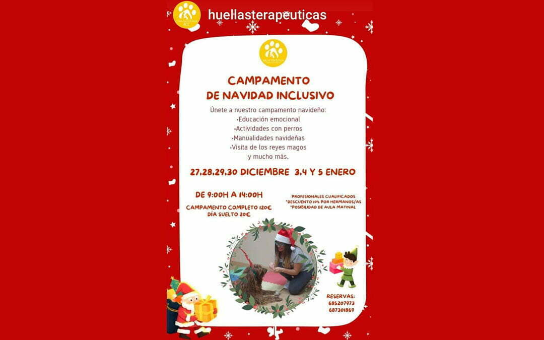 Campamento de Navidad Inclusivo Huellas Terapeuticas