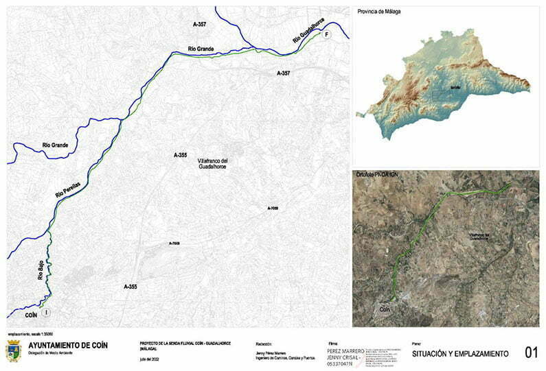 Senda Fluvial Coín Corredor Verde Guadalhorce