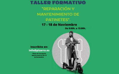 Taller de reparación y mantenimiento de patinetes en Pizarra