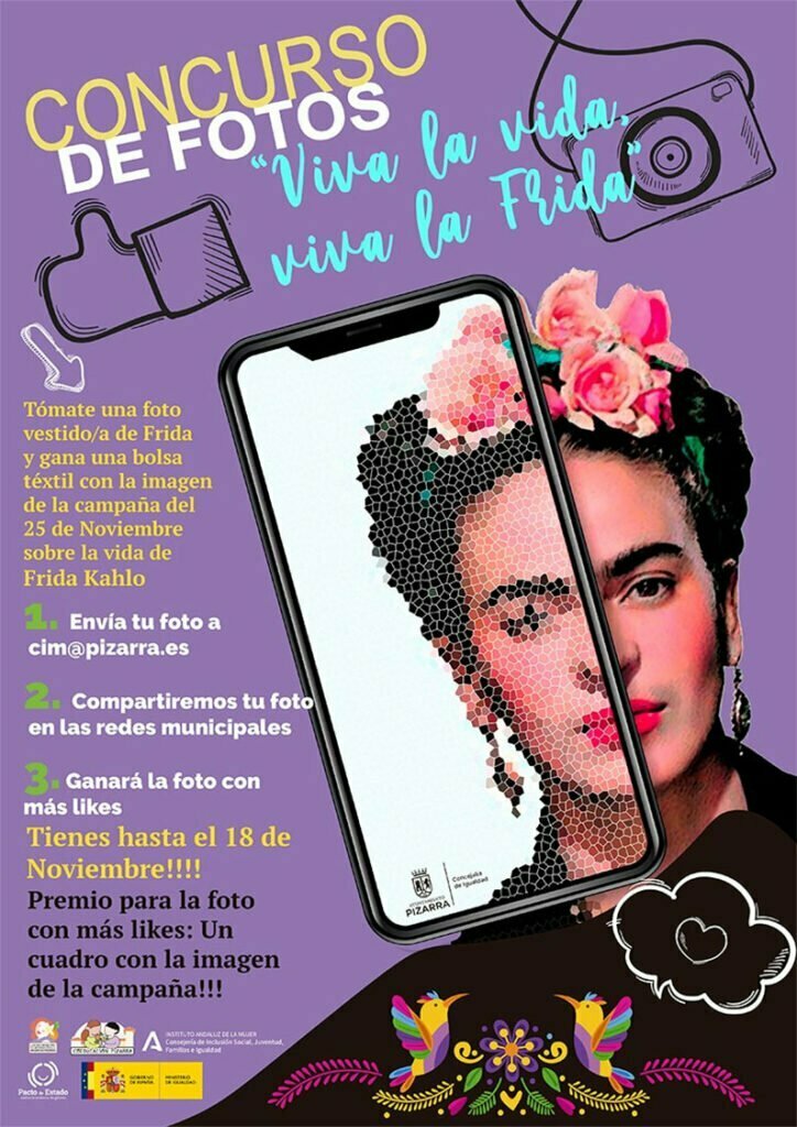 bases del concurso de fotos viva la vida viva la frida de Pizarra