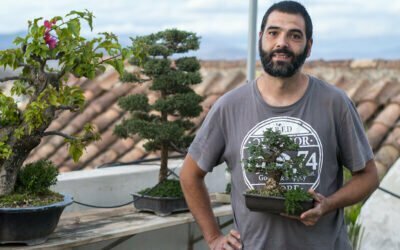 Emilio del Árbol, entre la pizza acrobática y el bonsái