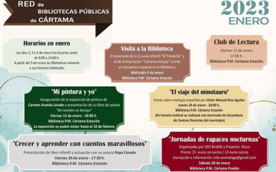 Actividades en centros culturales y bibliotecas de Cártama