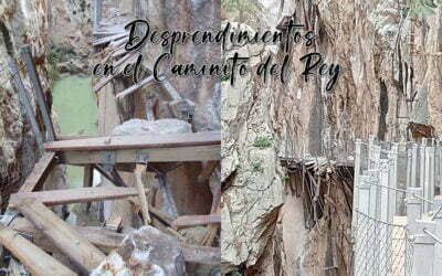 Desprendimientos en el Caminito del Rey