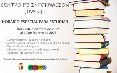 Horarios del Centro de Información Juvenil de Cártama
