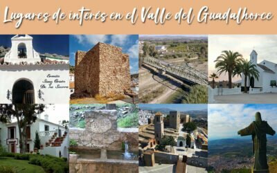 Lugares de interés en el Valle del Guadalhorce