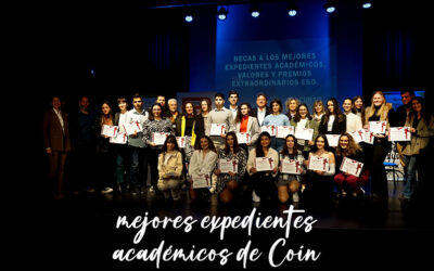 Los mejores expedientes académicos de Coín reciben becas