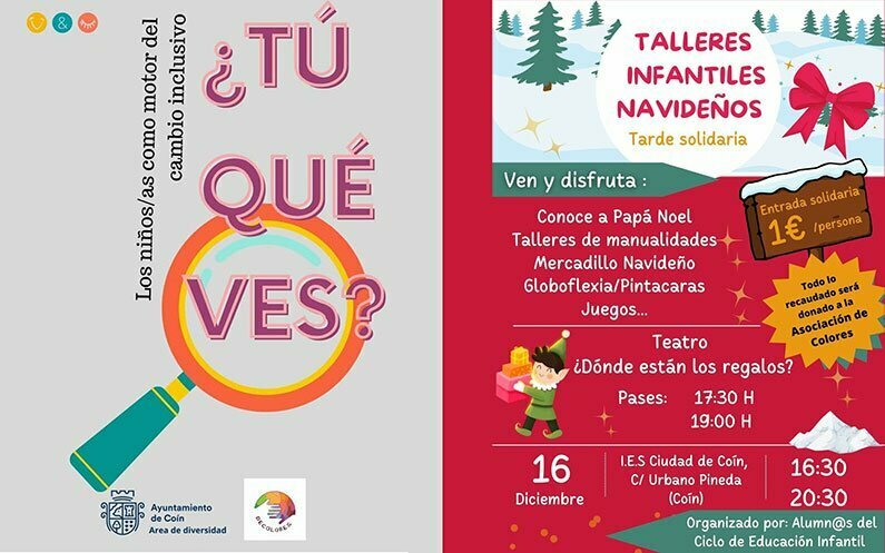 talleres navideños solidarios DeColores Coín