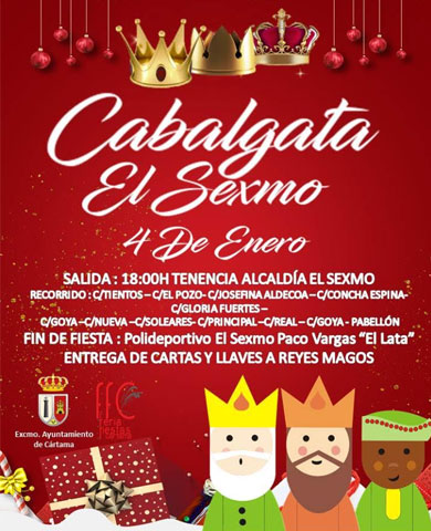 Cabalgata de Reyes Magos El Sexmo