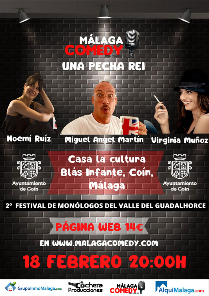 Cartel II Festival de Monólogos Valle del Guadalhorce