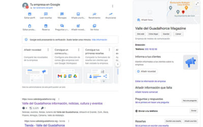 Dar de alta negocio en Google
