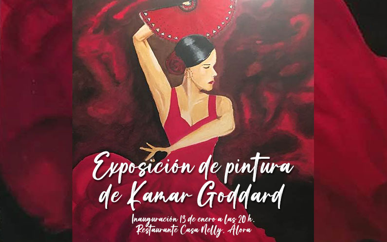 Exposición de pintura de Kamar Goddard Álora