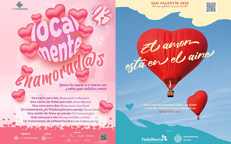 Negocios locales de San Valentín 2023 en Coín