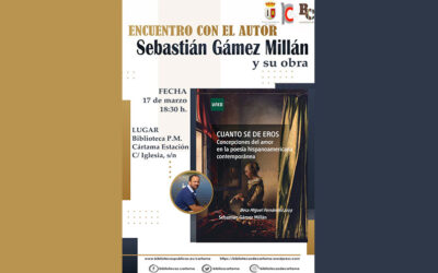 Encuentro con el escritor cartameño Sebastián Gámez