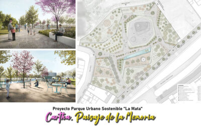 Obras del nuevo Parque Urbano Sostenible “La Mata” de Cártama”