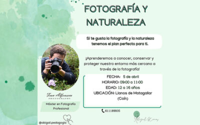 Taller Fotografía y Naturaleza para jóvenes en Coín