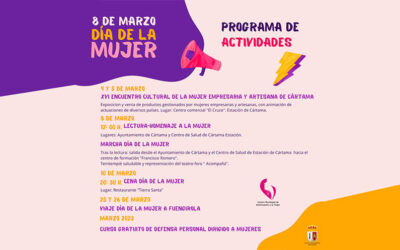 8 de marzo, actividades del Día de la Mujer en Cártama
