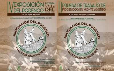 IV Exposición del Podenco y la II Prueba de Trabajo en Monte Abierto en Pizarra
