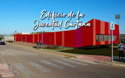Edificio de la Juventud en la Ciudad Deportiva de Cártama