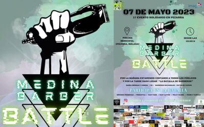 Medina Barber Battle, primer evento de barbería solidario en Pizarra, Málaga