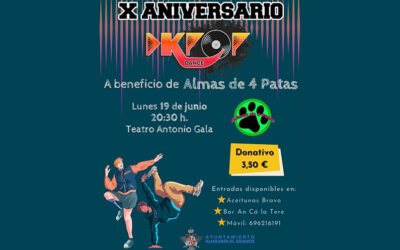 X Aniversario DKPOP a beneficio de Almas de 4 Patas