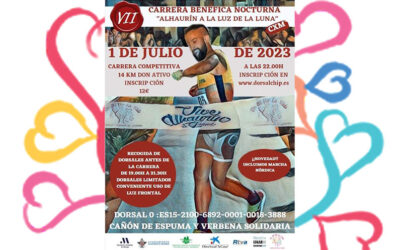 Alhaurín bajo la luz de la Luna, la VI Carrera Nocturna de Un Sí Por La Vida