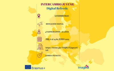 Intercambio juvenil Erasmus+ sobre educación digital en Luxemburgo “Digital Refresh”