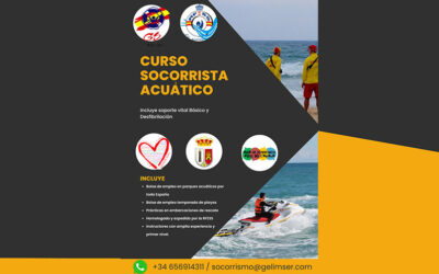 ¡Inscríbete ahora en el curso de socorrismo acuático de Gelimser!