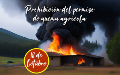 Se prorroga la prohibición del permiso de quema agrícola para 2023