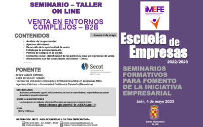 Taller sobre venta en entornos complejos – B2B de Secot