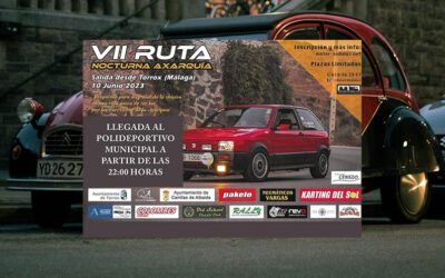 VII Ruta Nocturna Axarquía de coches clásicos con salida en Torrox
