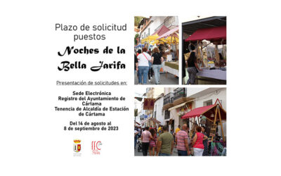 Solicitud de puestos para las XIII Noches de la Bella Jarifa 2023