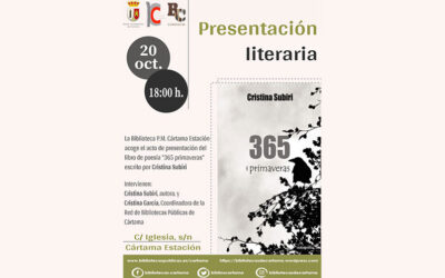 Presentación del libro de poesía 365 primaveras de Cristina Subiri