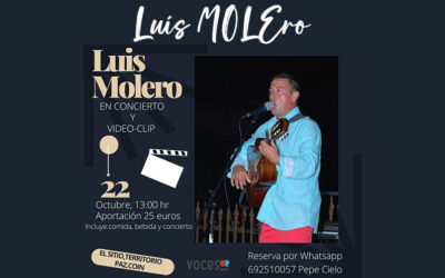 Concierto de Luís MOLEro en El Sitio, Territorio de Paz de Coín