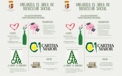 Taller de Memoria en el área de Bienestar Social de Cártama 2024