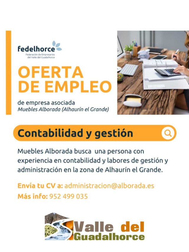 oferta de empleo contabilidad y gestión en Alborada