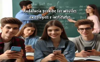 Andalucía prohíbe el uso de móviles en colegios e institutos, incluso durante los recreos