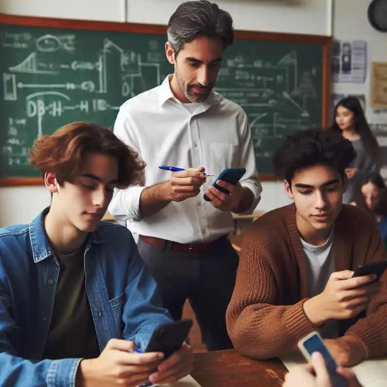 Andalucía prohíbe uso de móviles en colegios e institutos incluso en los recreos