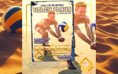 Liga de Invierno de Voley Playa en la Terraza PZR de Pizarra